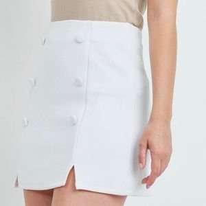 French Kiss White Skirt Size S To L NWOT